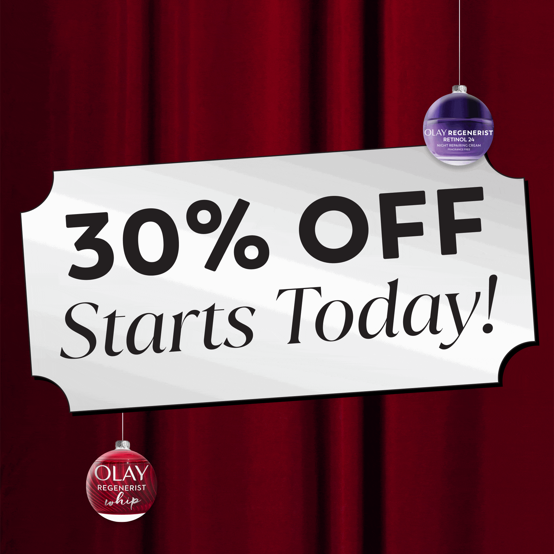 30% Off from 12/12-12/15