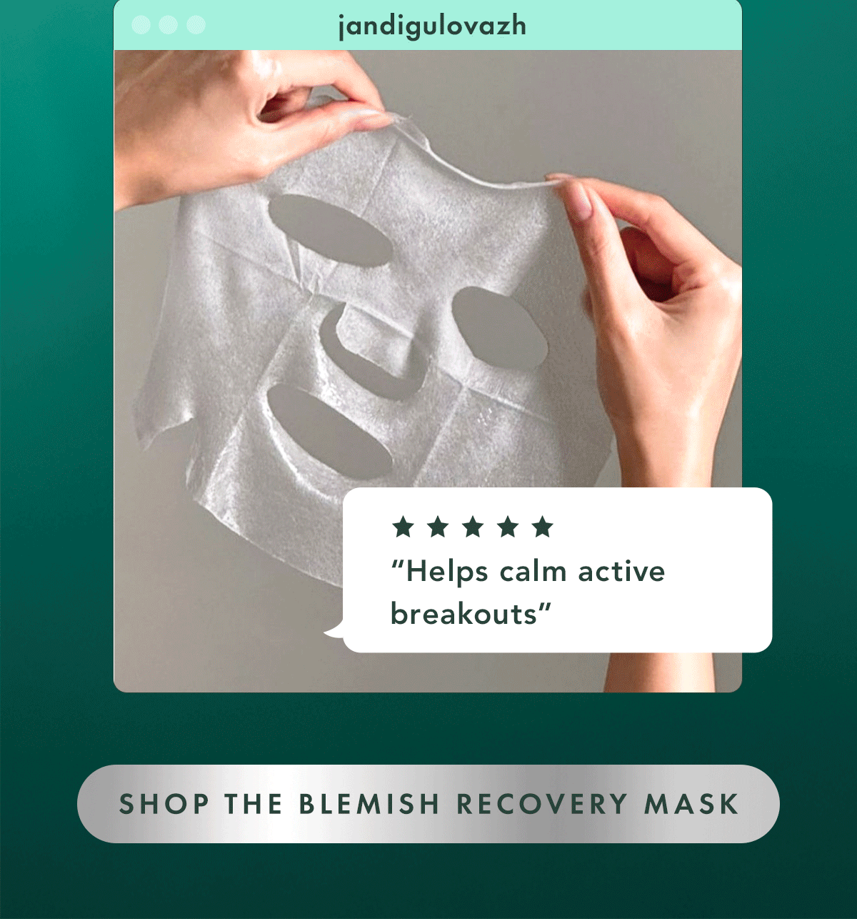 Shop the Blemish Recovery Mask