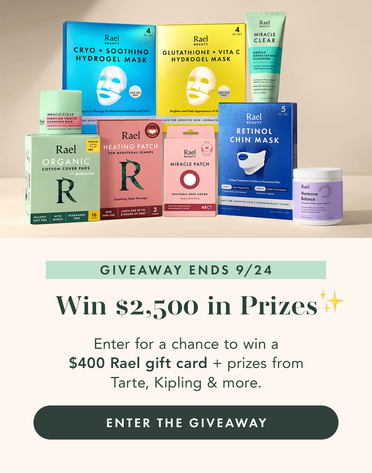 Your Back-to-Campus Upgrade. We're teaming up with FindKeep.Love and a few of our favorites for a $2,500 giveaway, including a $400 Rael gift card.