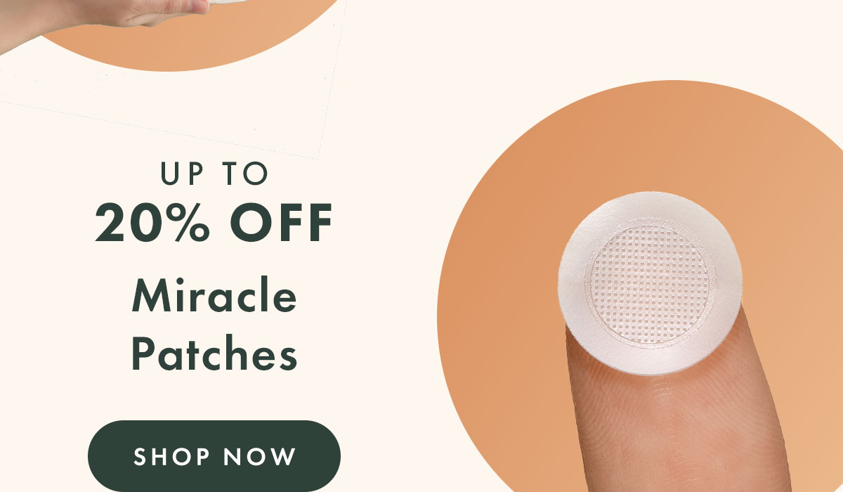 Up to 20% OFF Miracle Patches. Shop Now Up to 20% OFF Miracle Patches. Shop Now