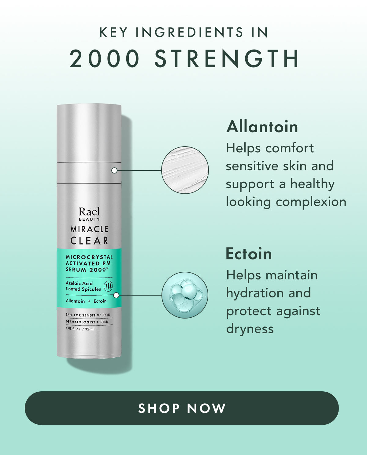 Key Ingredients in 2000 Strength: Allaltoin & Ectoin. Shop Now. Key Ingredients in 2000 Strength: Allaltoin & Ectoin. Shop Now.