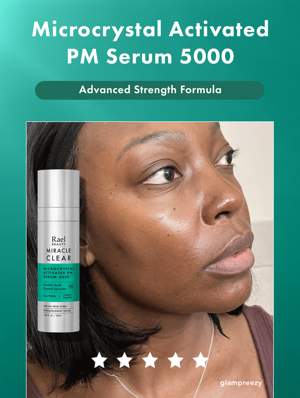 Microcrystal Activated PM Serum 5000 Advanced Strength Formula. 