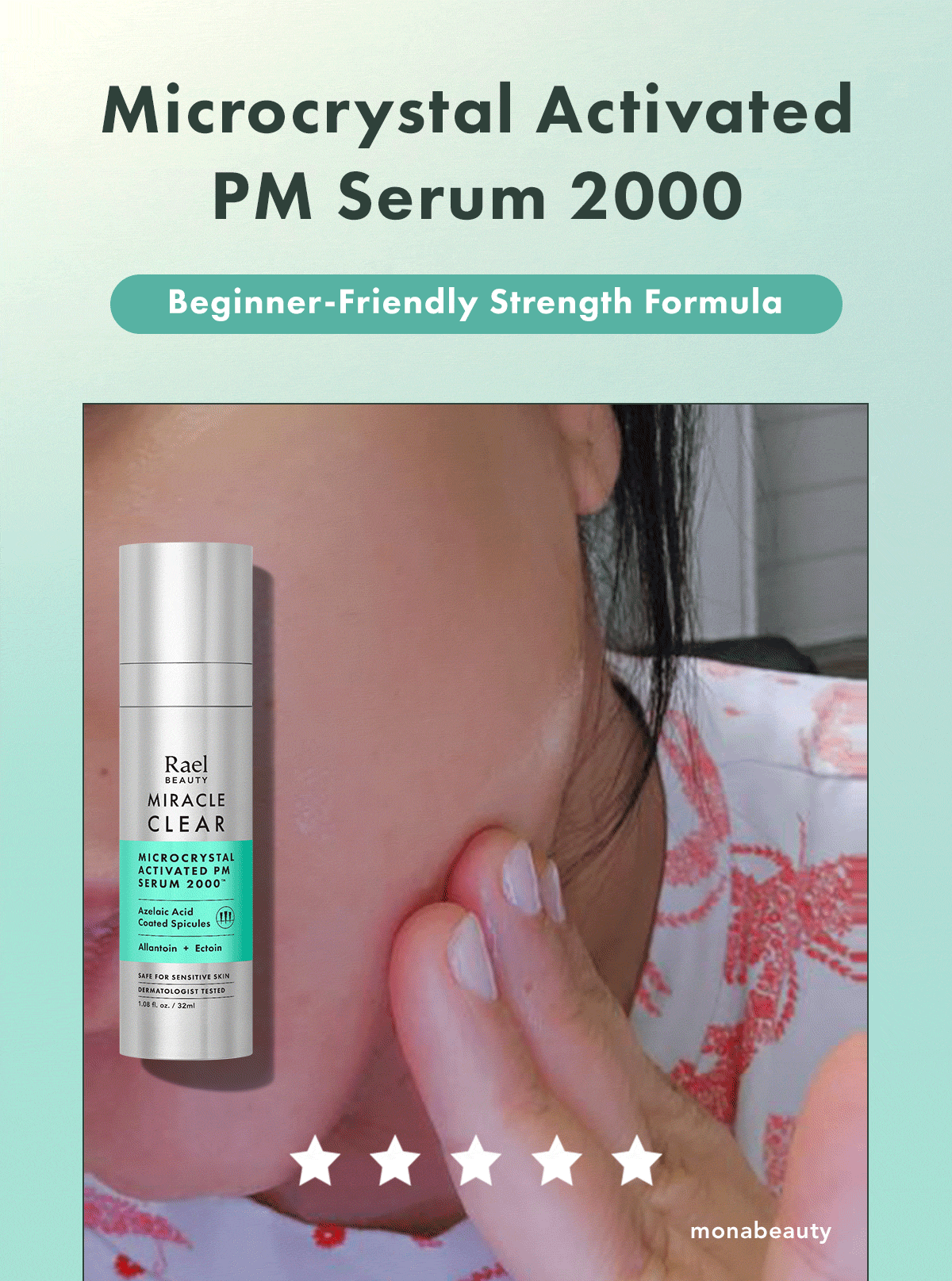 Microcrystal Activated PM Serum 2000 Beginner-Friendly Strength Formula. 