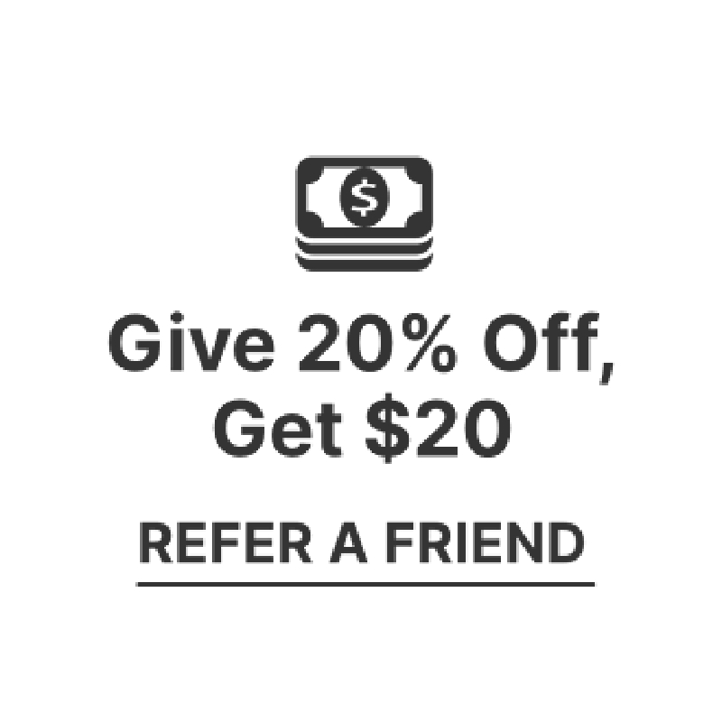 Give 20%. Get $20