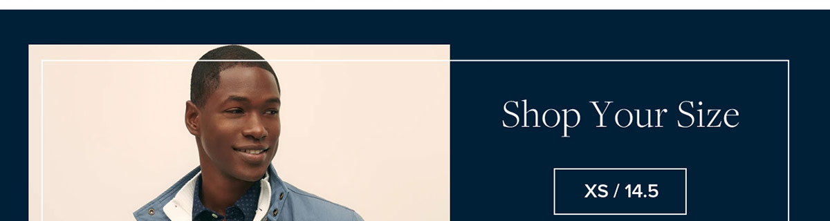 Shop by Size | Men's XS / 14.5