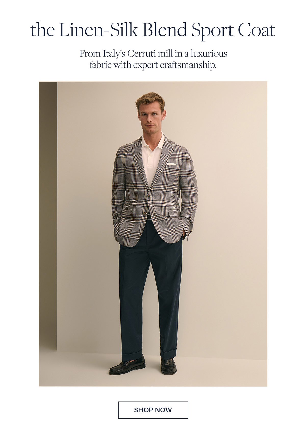 Shop Linen-silk Blend Sport Coat