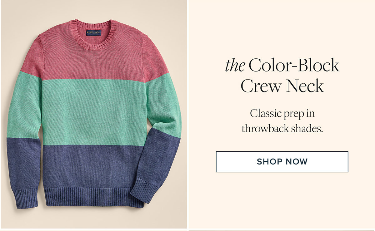 Shop Men's Color-block Crew Neck