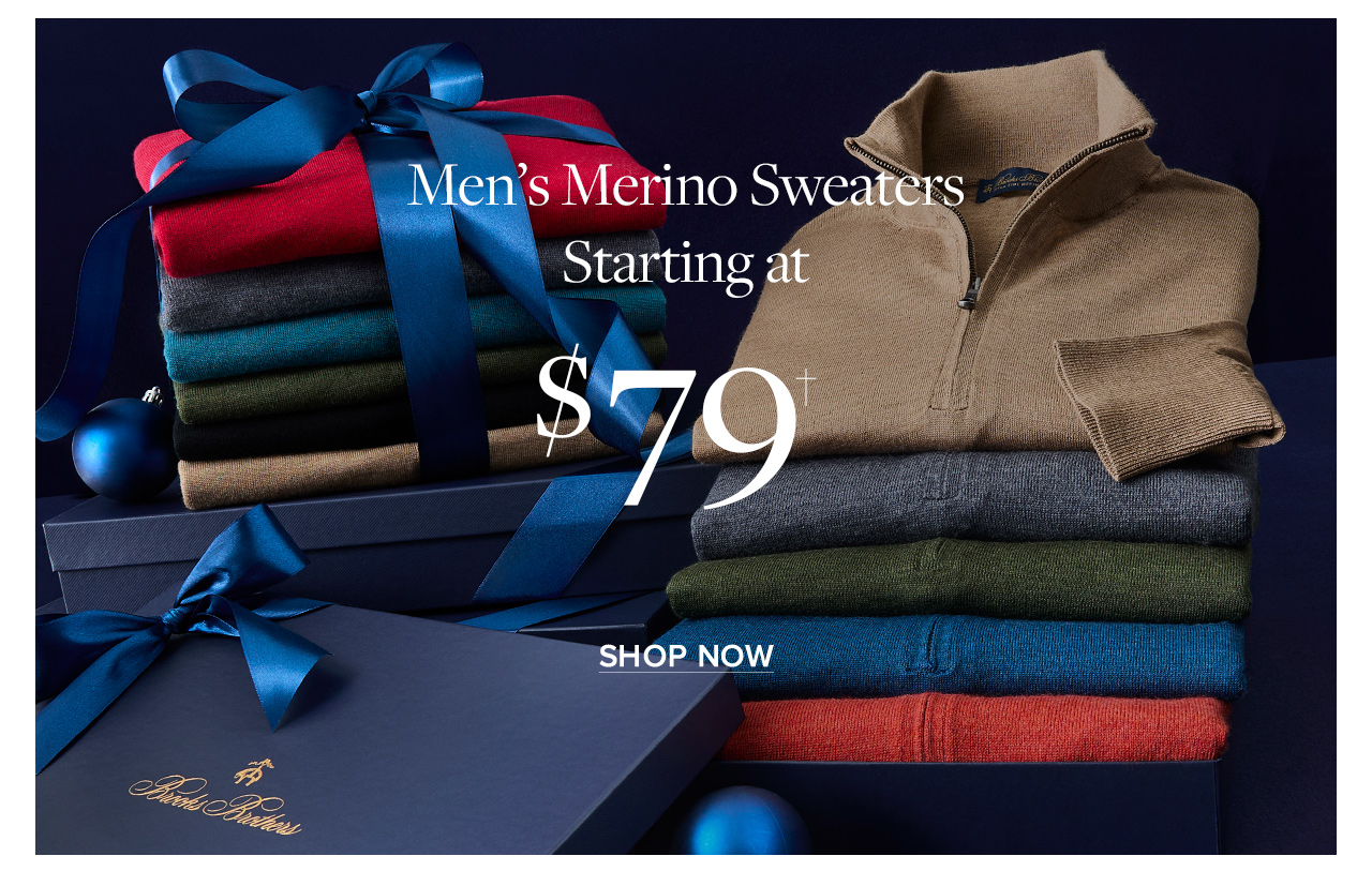 Men's Merino Sweaters Starting at $79 | Shop Now