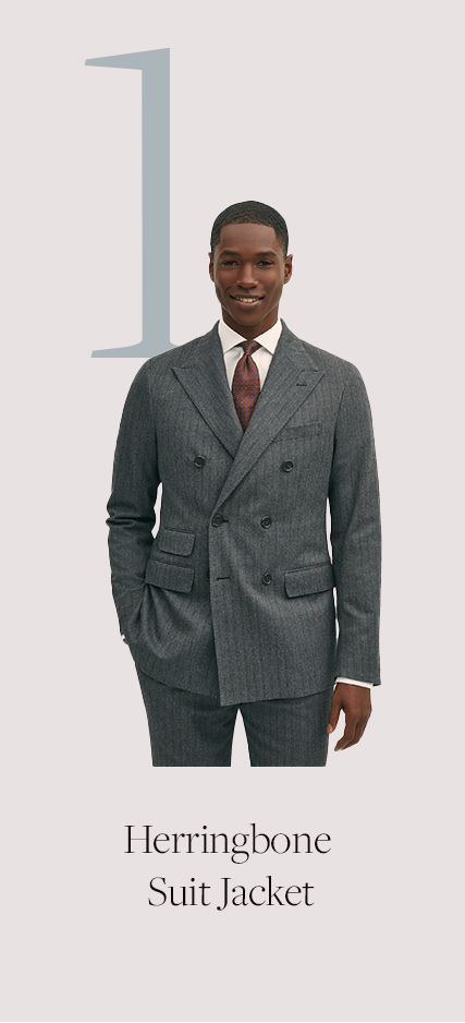 Herringbone Suit Jacket