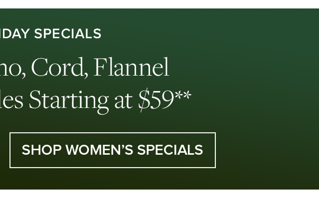 Shop Women's Specials