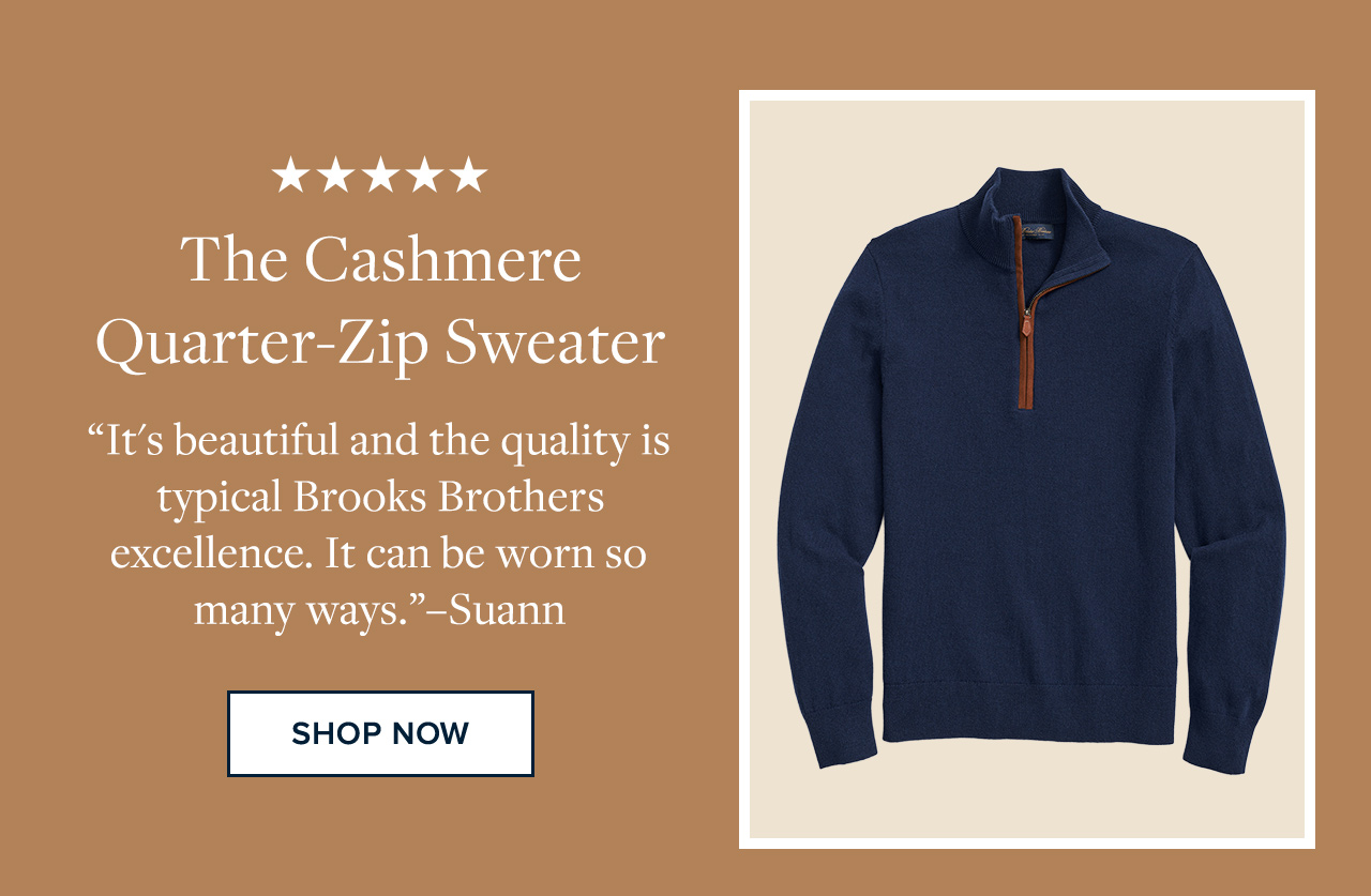 The Cashmere Quarter-Zip Sweater | Shop Now The Cashmere Quarter-Zip Sweater | Shop Now