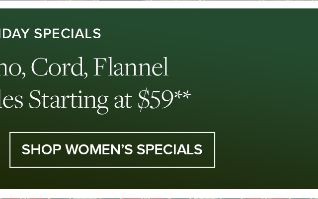 Shop Women's Specials