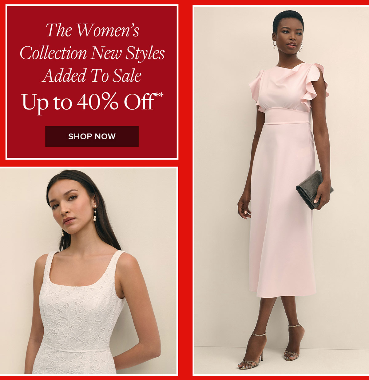 Shop The women's collection. New styles added to sale up to 40% off** 