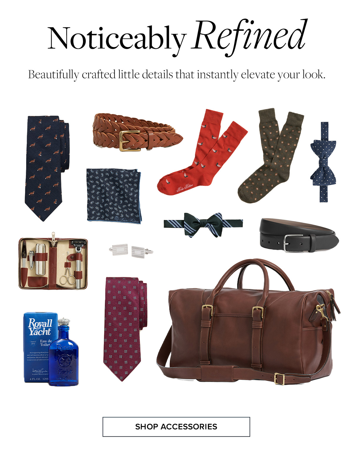 Shop refined men's accessories