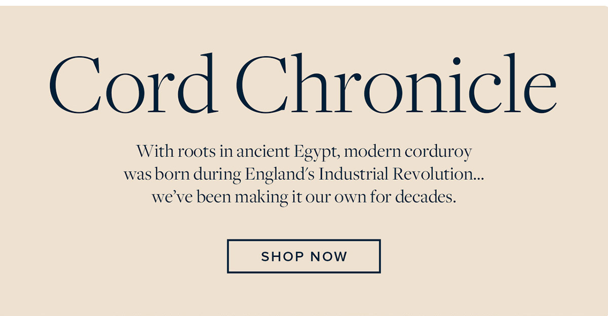 Shop Cord Chronicle