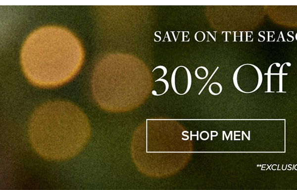 30% off sitewide** Shop Men