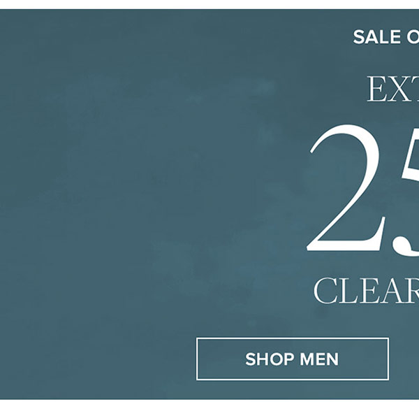 Sale on Sale | Extra 25% Off Clearance | Shop Men