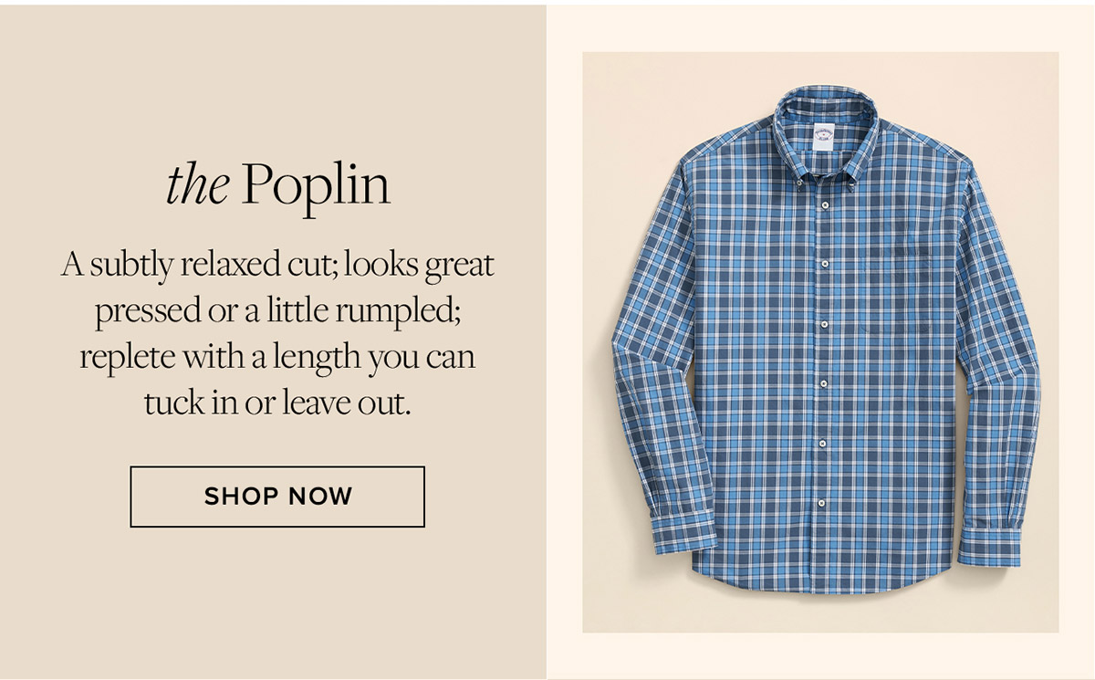 Shop the poplin shirts