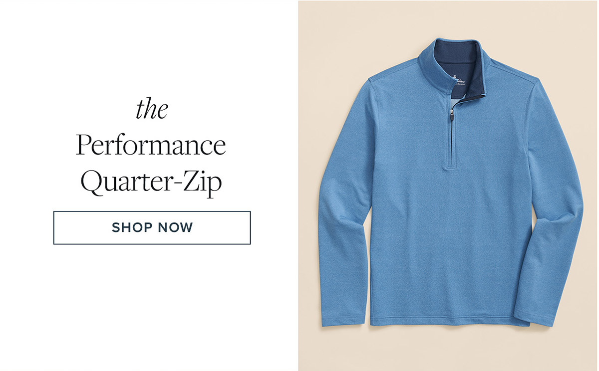 Shop the Performance Quarter-zip