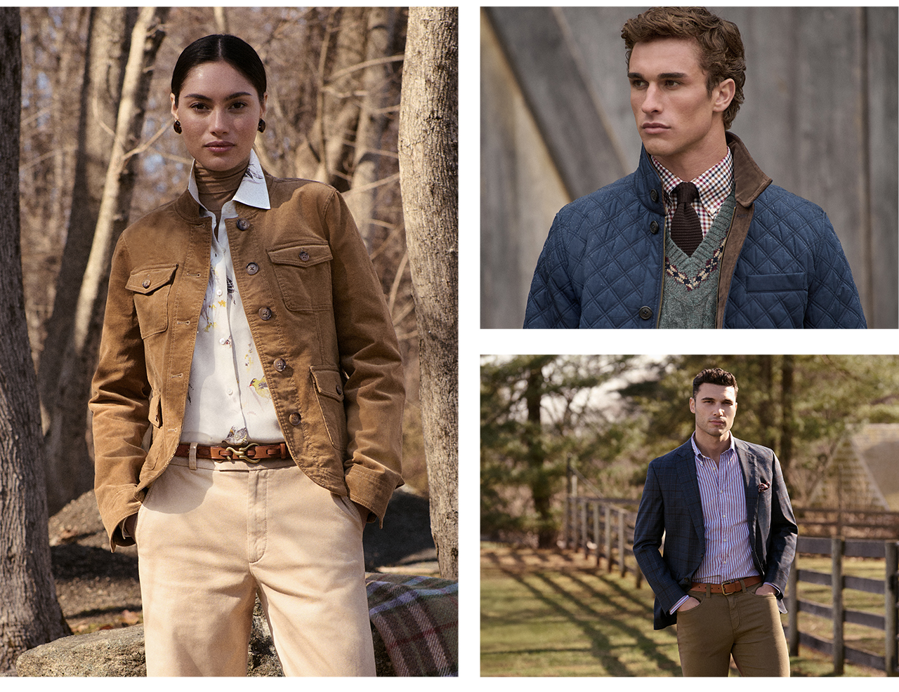 Legends of the Fall. Rich fabrics, equestrian-inspired details, modern soft tailoring: a new season is here.