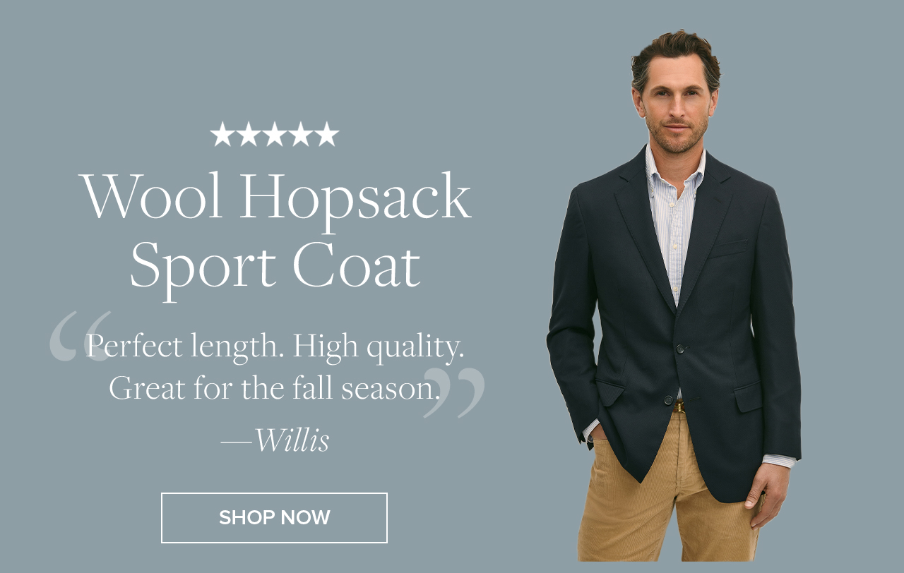 Wool Hopsack Sport Coat Shop Now Wool Hopsack Sport Coat Shop Now