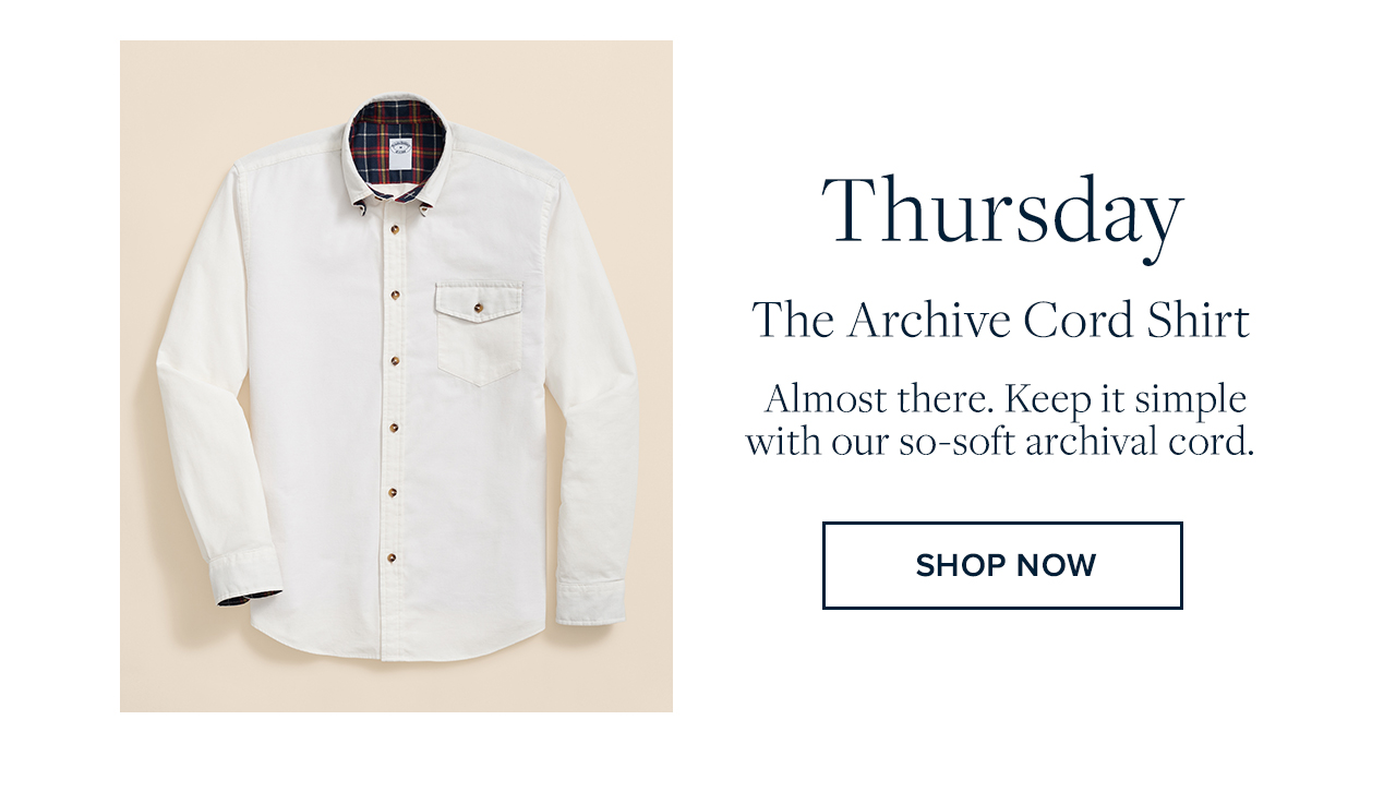 Thursday The Archive Cord Shirt Shop Now Thursday The Archive Cord Shirt Shop Now
