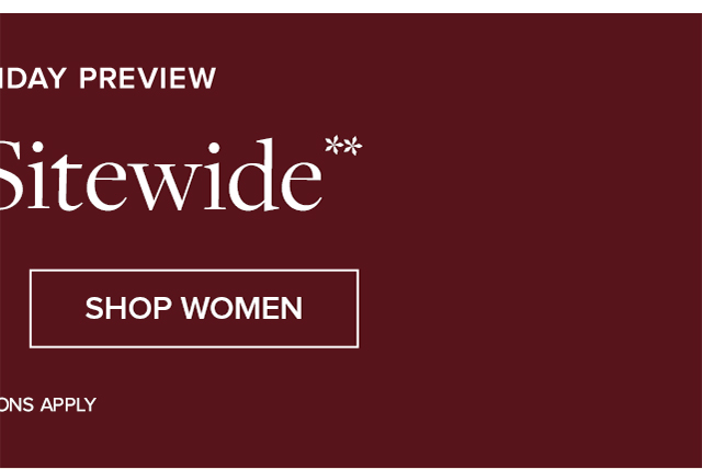 Shop Women 30% Off Sitewide