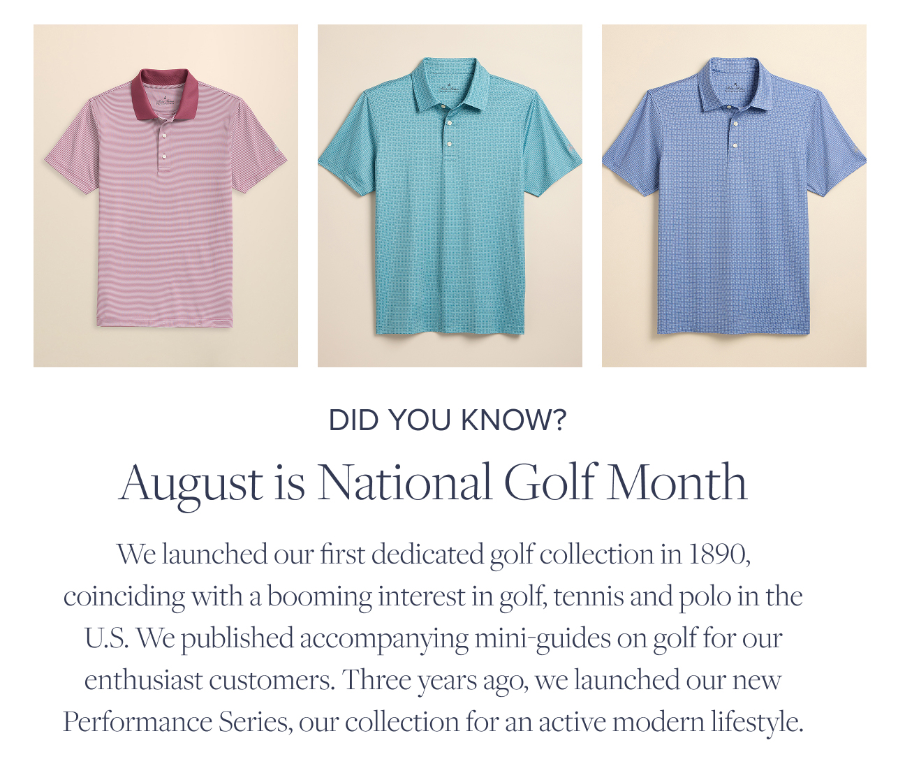 Did You Know? August is National Golf Month