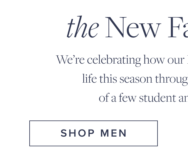 The New Fall Classics Shop Men The New Fall Classics Shop Men