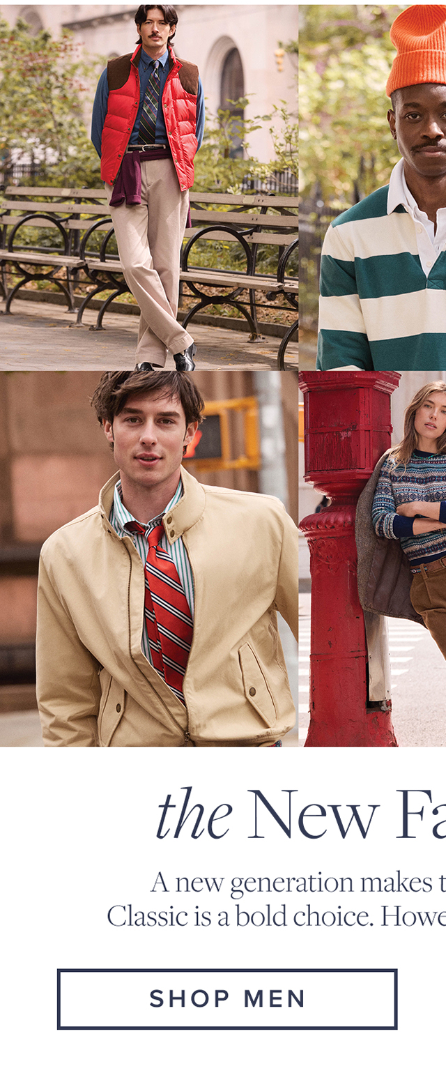 The New Fall Classics Shop Men The New Fall Classics Shop Men