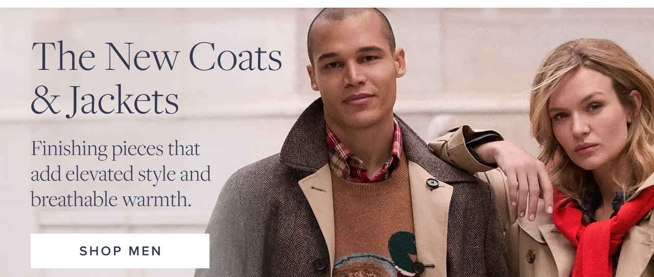 The New Coats and Jackets Shop Men
