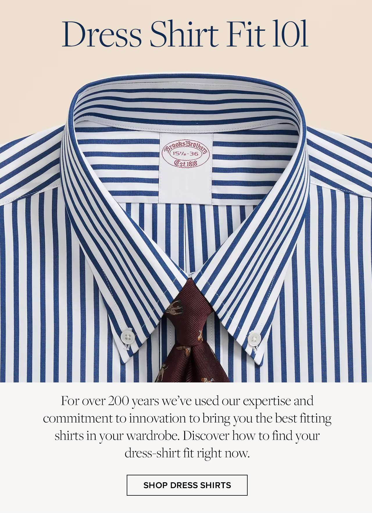 Dress Shirt Fit 101 Shop Dress Shirts