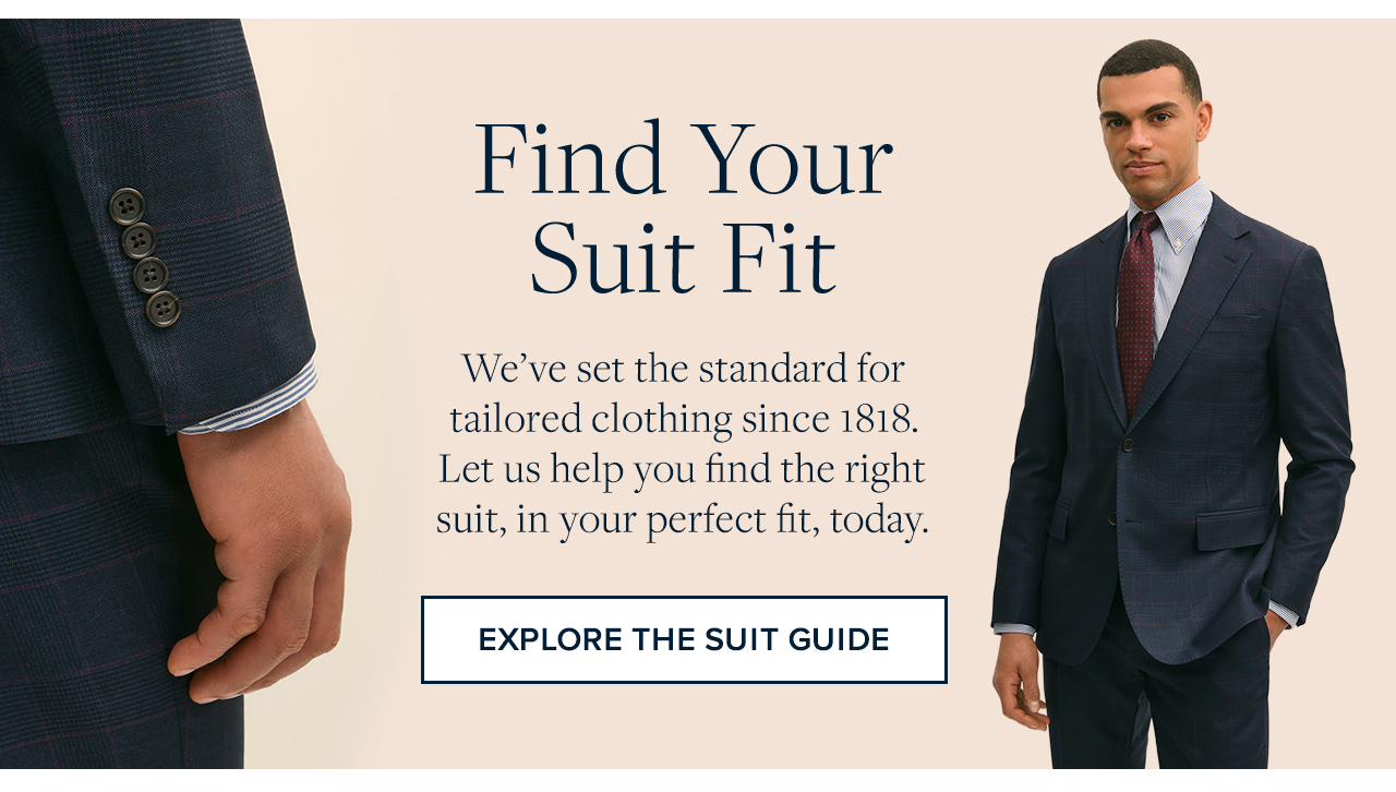 Find Your Suit Fit Explore The Suit Guide