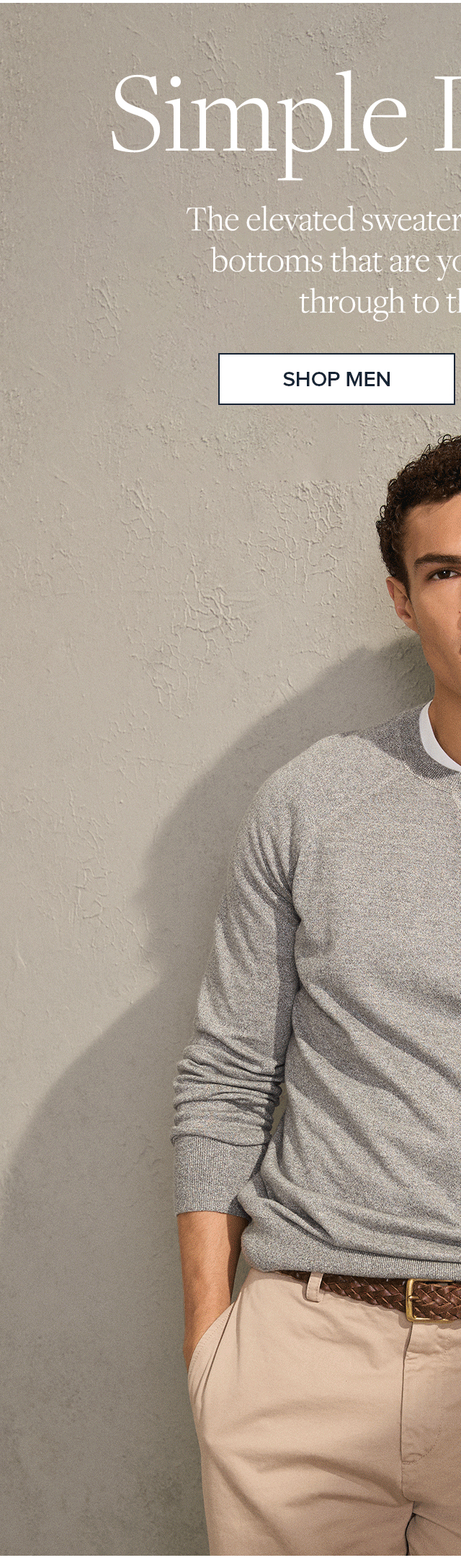 Simple Luxuries Shop Men