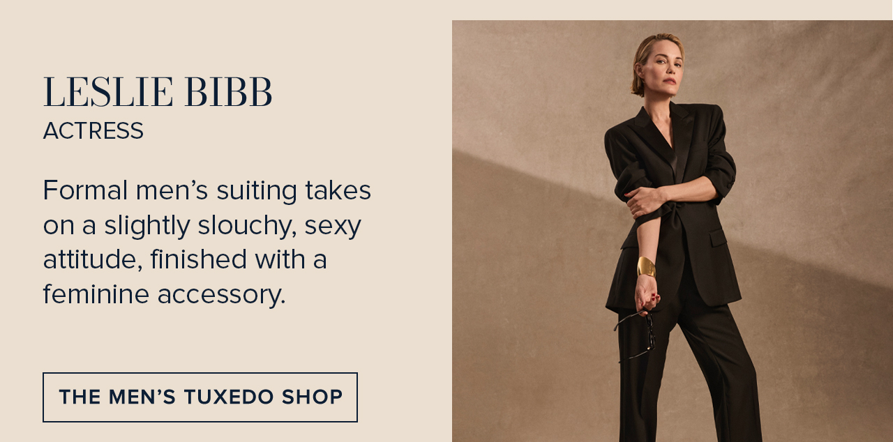 Leslie Bibb The Men's Tuxedo Shop