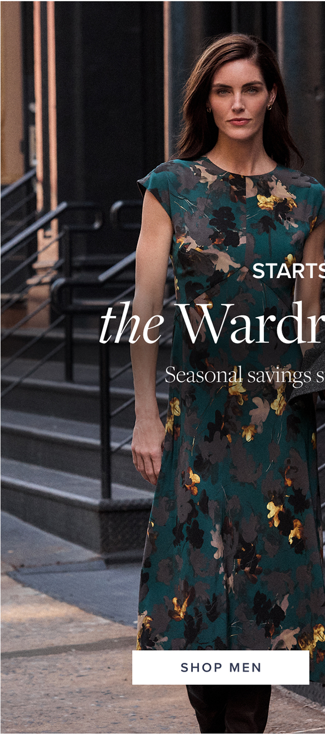 Starts Today the Wardrobe Event Shop Men