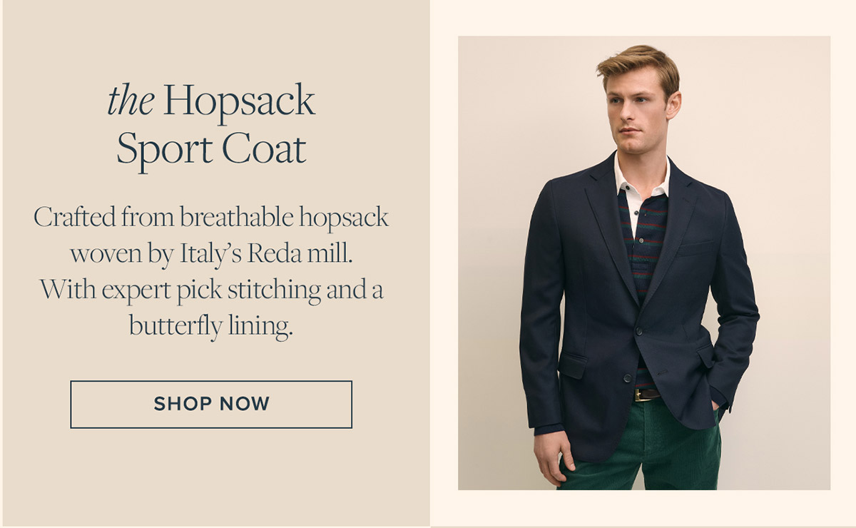 Shop Men's Hopsack Sport Coat