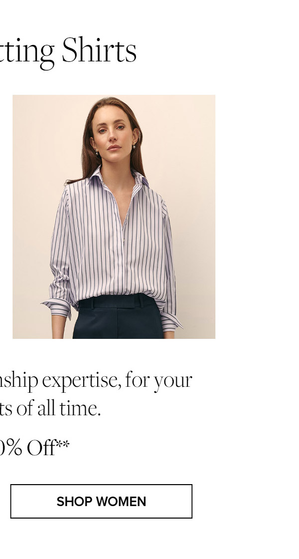 Shop women's perfect-fitting shirts up to 60% off**