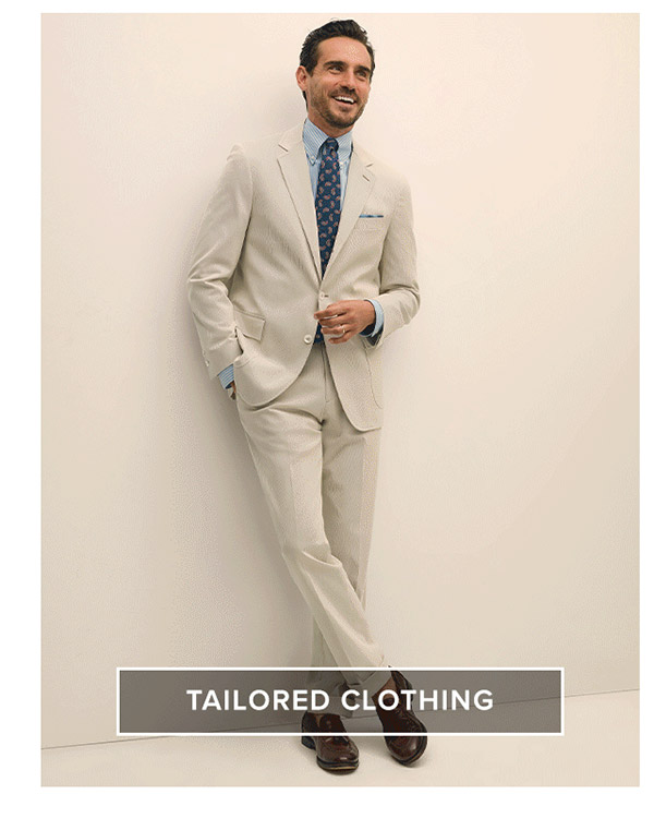 Shop the tailored clothing collection