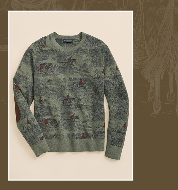 Shop Wool Archive Equestrian Pritn Sweater