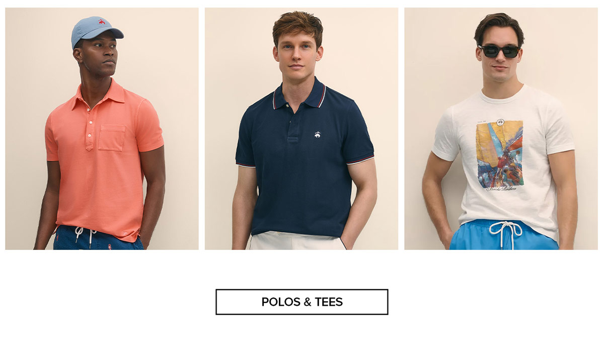 Shop polos & tees