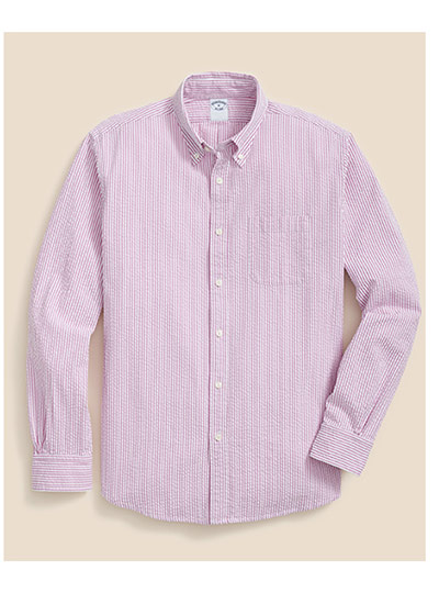 Shop Washed Cotton Seersucker Button Down Sport Shirt