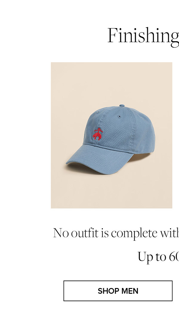 Shop men's accessory up to 60% off**