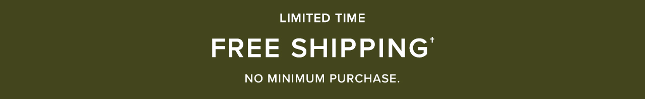 limited time free shipping no minimum purchase limited time free shipping no minimum purchase