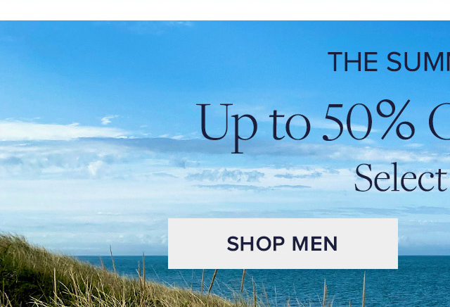 The summer sale. Up to 50% off** select styles. Shop Men