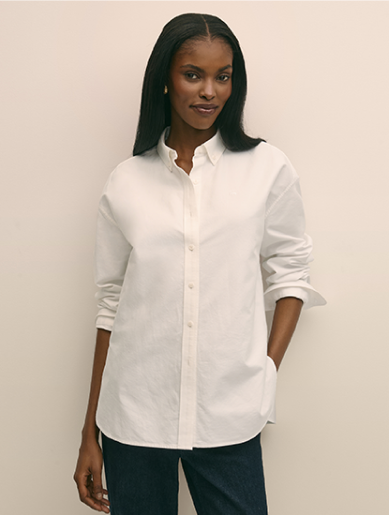 Shop Oversized Oxford Shirt