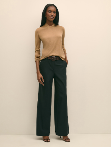 Shop Silk Cashmere Twist Neck Sweater