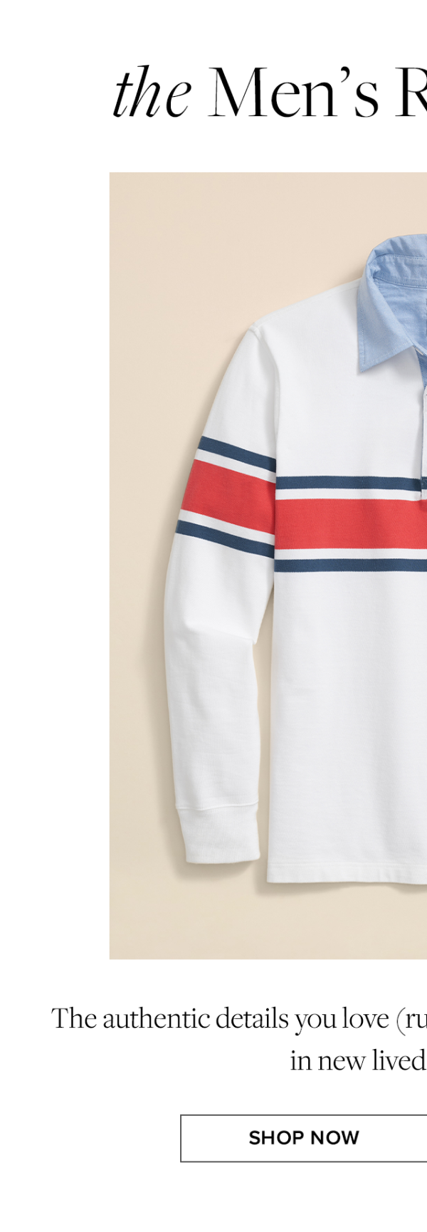 Shop The Sueded Cotton Rugby Shirt