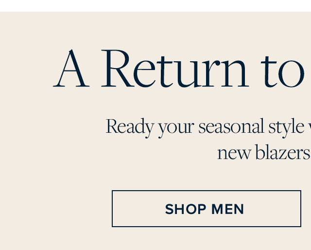 A return to rich layers - shop men's sports coats