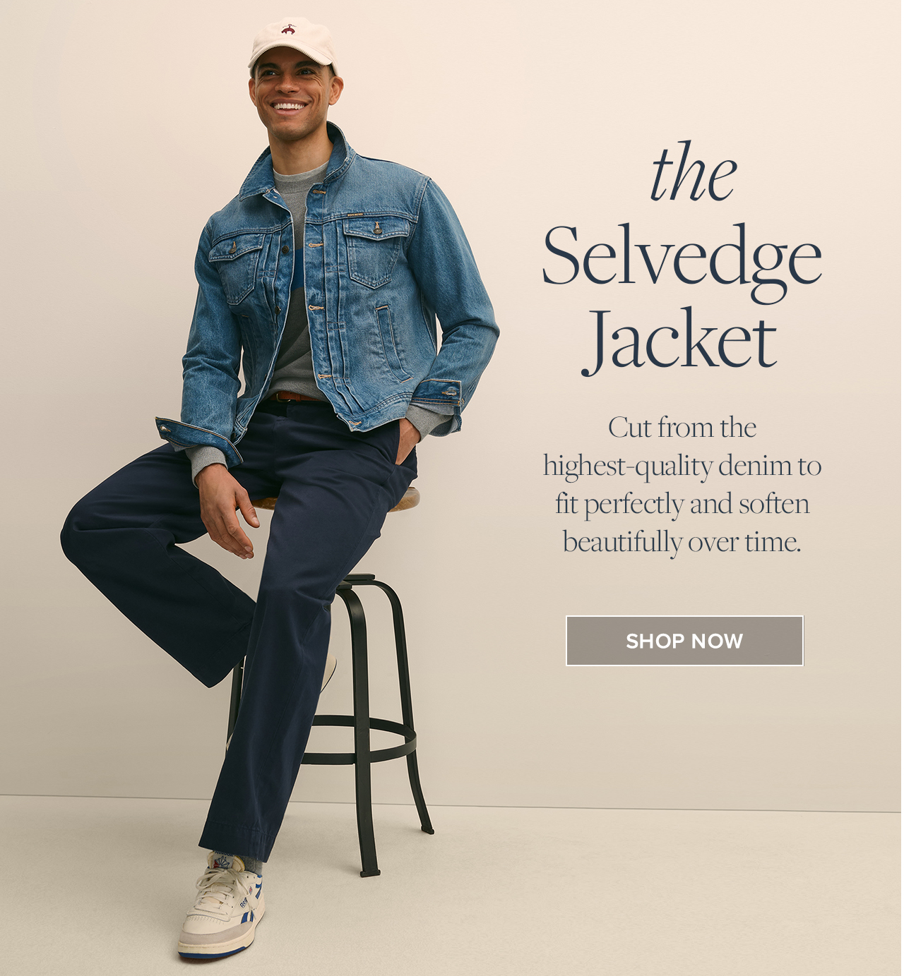 Shop the selvedge jacket now